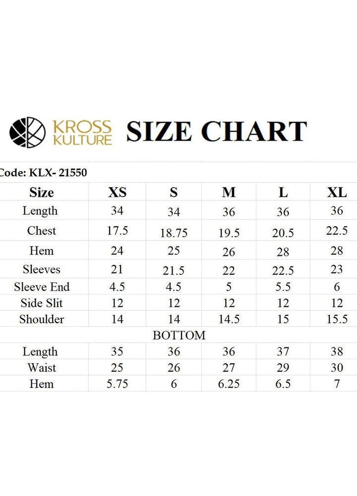 Kross Kulture Luxury Pret  Organza 3 Piece Suit KLX-21550