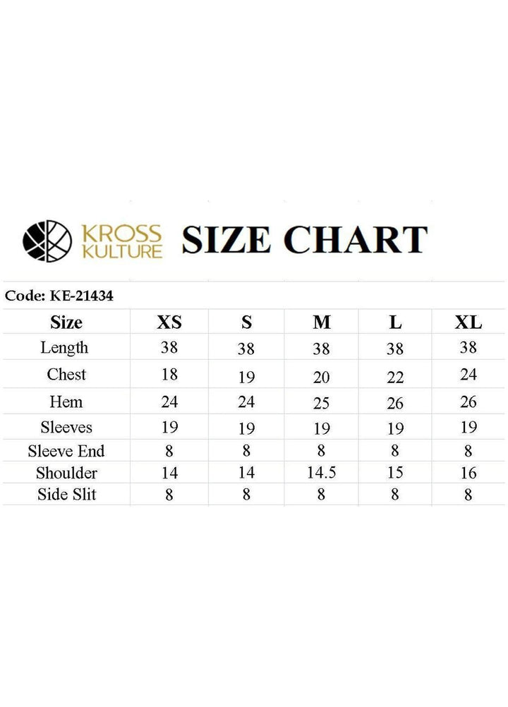 Kross Kulture Luxury Pret  Karandi Shirt KE-21434 Orange