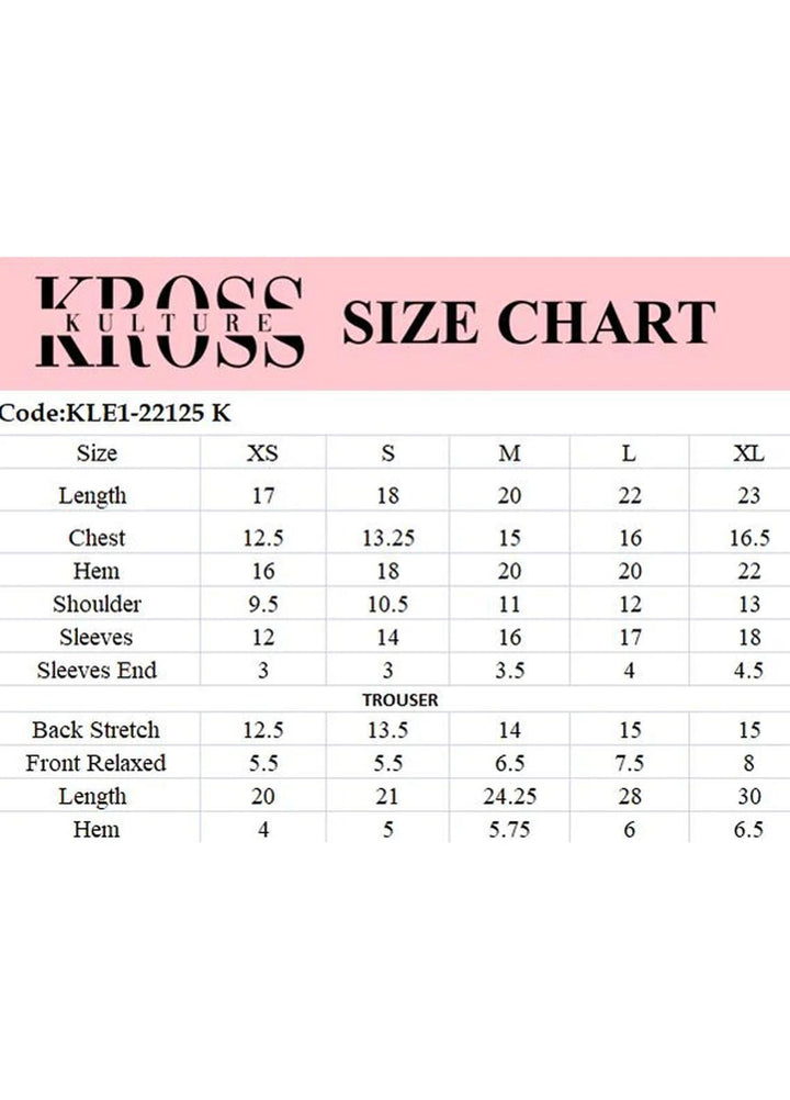 Kross Kulture Viscose  2 Piece for Girls -  KLX-22125 (Kid)
