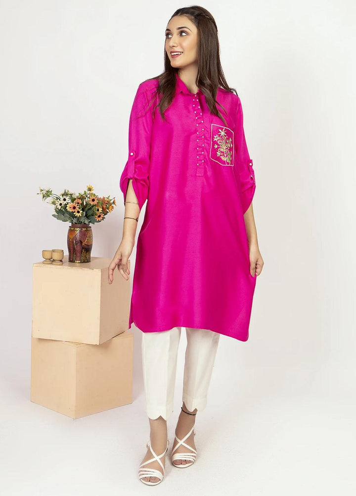 Kross Kulture Luxury Pret Silk  Shirt KB-21403