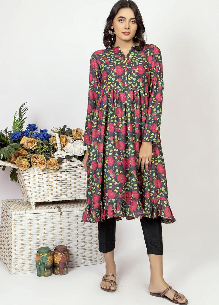 Kross Kulture Casual Pret  Khaddar Shirt KPR-21476 Pink