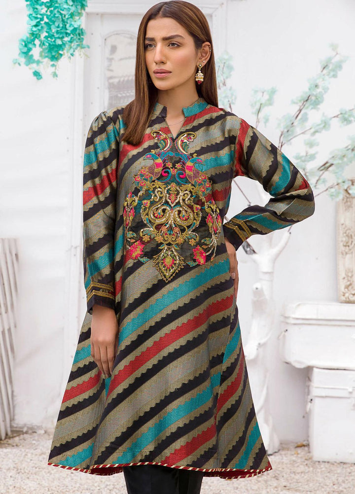 Kross Kulture Luxury Pret Embroidered Jacquard Shirt KX-21219 DigitalPrint
