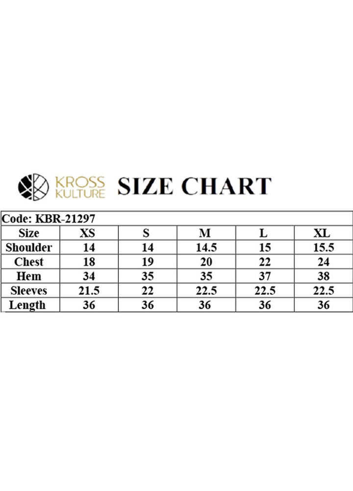 Kross Kulture Casual Pret  Cambric Shirt KBR-21297