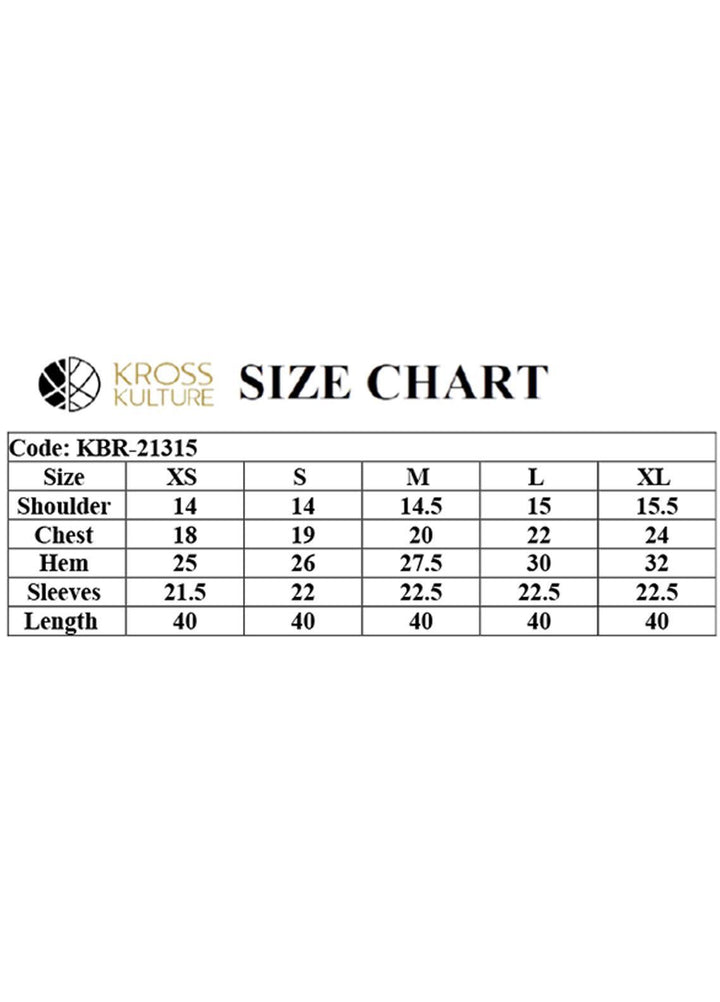 Kross Kulture Casual Pret  Cambric Shirt KBR-21315