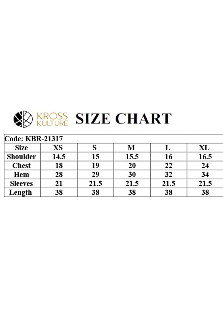 Kross Kulture Casual Pret  Cambric Shirt KBR-21317