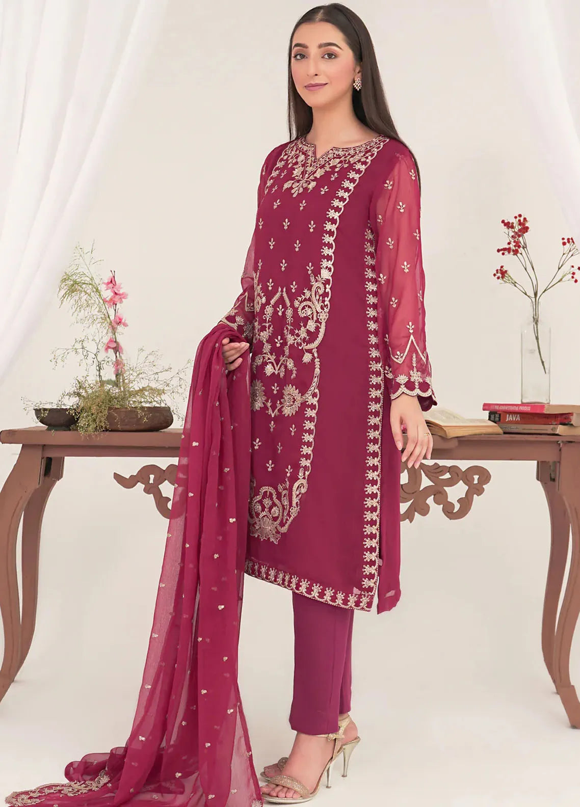 Kross Kulture Pret  Lawn 3 Piece Suit KP3-10