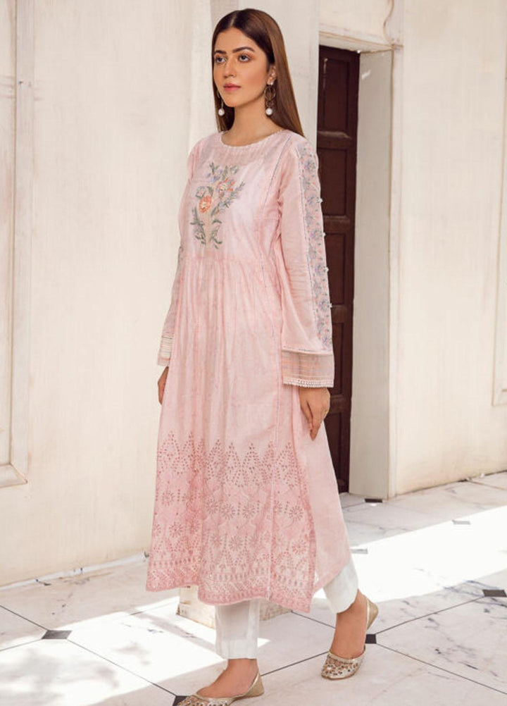 Kross Kulture Luxury Pret  Schiffli Shirt KX-21280 Pink