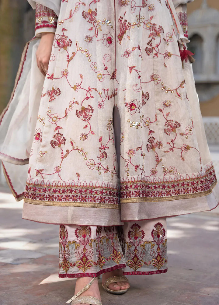 Kross Kulture Pret Embroidered Cotton Net 3 Piece Suit Agastya KKSG-00534