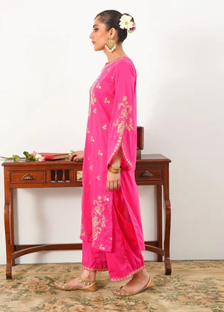 Kross Kulture Pret Embroidered Cotton Silk 2 Piece Suit 0001534-HPK