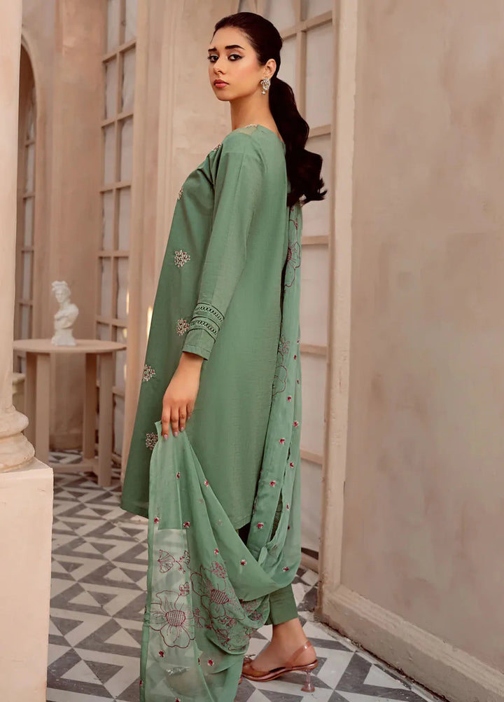 Kross Kulture Pret Embroidered Lawn 3 Piece Suit Ella KE-00675