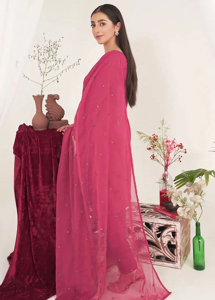 Kross Kulture Pret Embroidered Lawn 3 Piece Suit Hadiya KE-00719