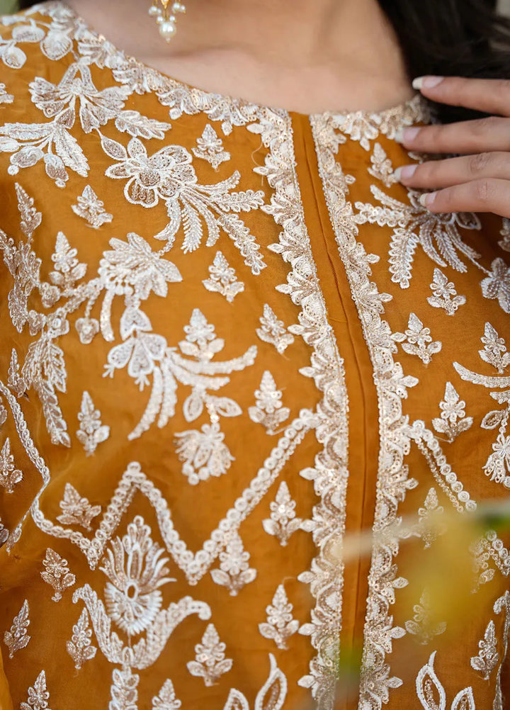 Kross Kulture Pret Embroidered Organza 3 Piece Suit Kiara KLX-00523