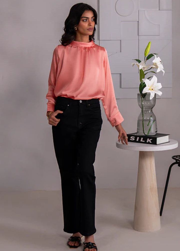 Kross Kulture Pret Plain Silk 1 Piece 0001221-PEA