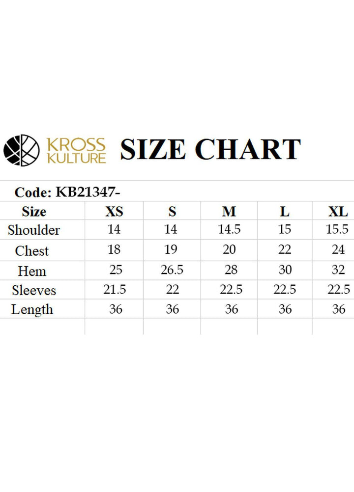 Kross Kulture Formal Pret Embroidered Viscose Shirt KB-21347
