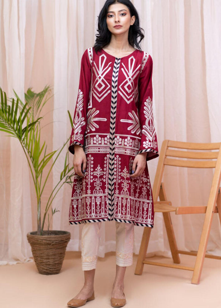 Kross Kulture Formal Pret Embroidered Viscose Shirt KE-21036