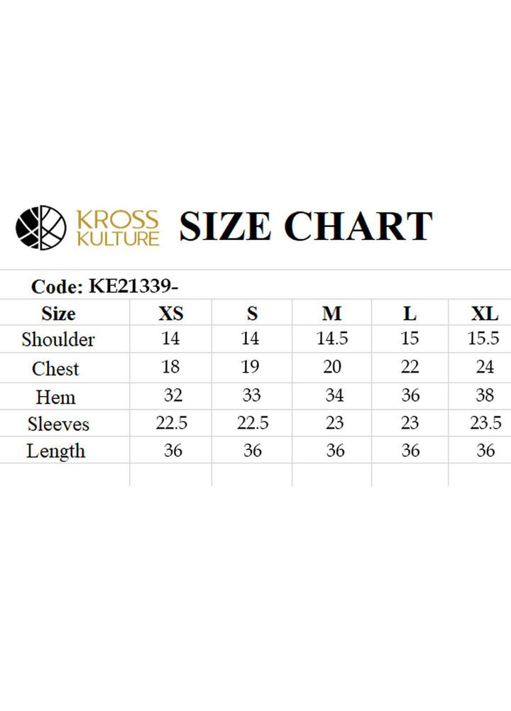 Kross Kulture Formal Pret Embroidered Viscose Shirt KE-21339