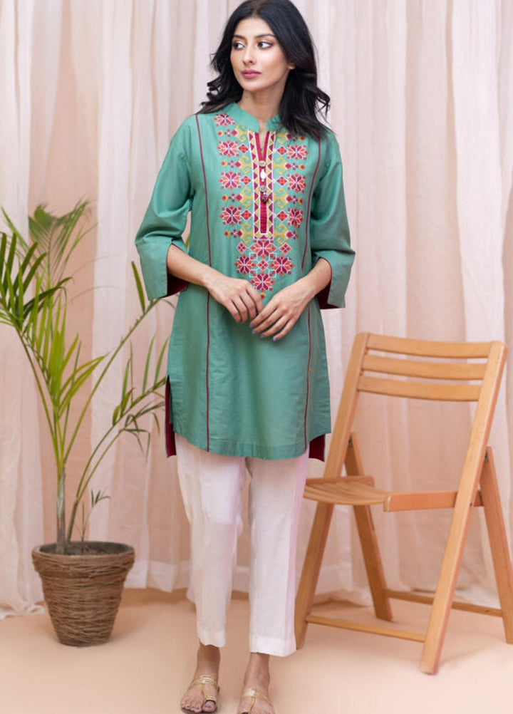 Kross Kulture Formal Pret Embroidered Cambric Shirt KE-21354