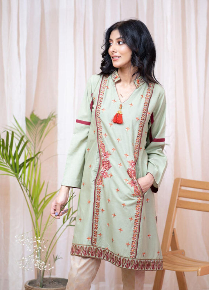 Kross Kulture Formal Pret Embroidered Jacquard Shirt KE-21362