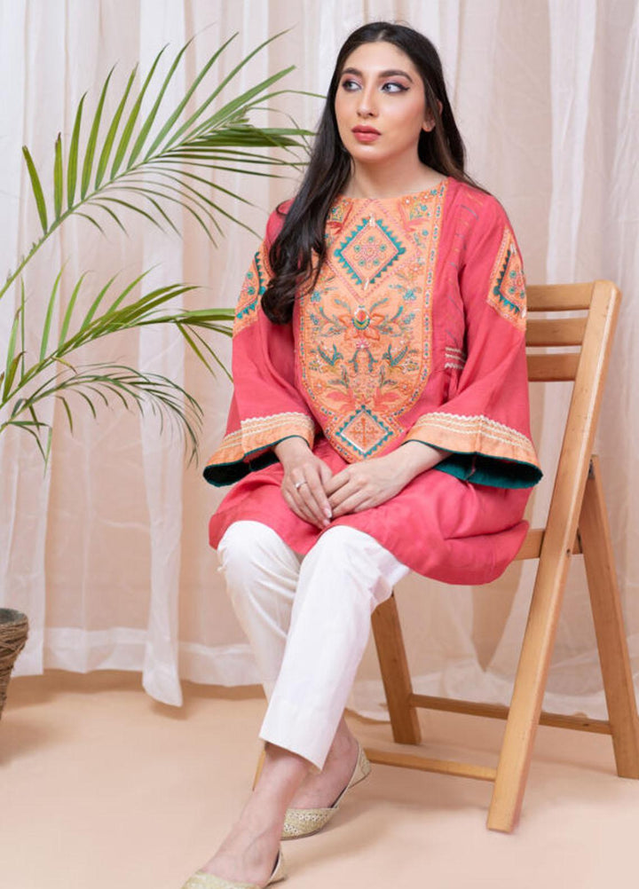 Kross Kulture Formal Pret Embroidered Viscose Shirt KE-21364