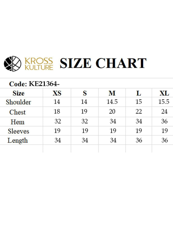 Kross Kulture Formal Pret Embroidered Viscose Shirt KE-21364