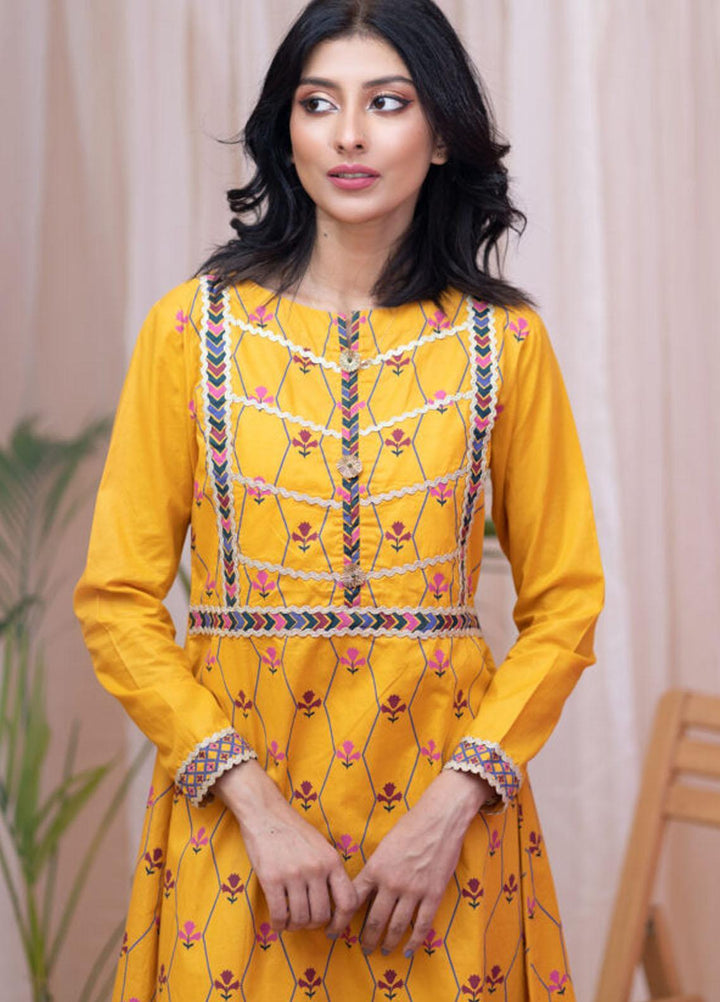 Kross Kulture Formal Pret Printed Cotton Frock KPR-21337