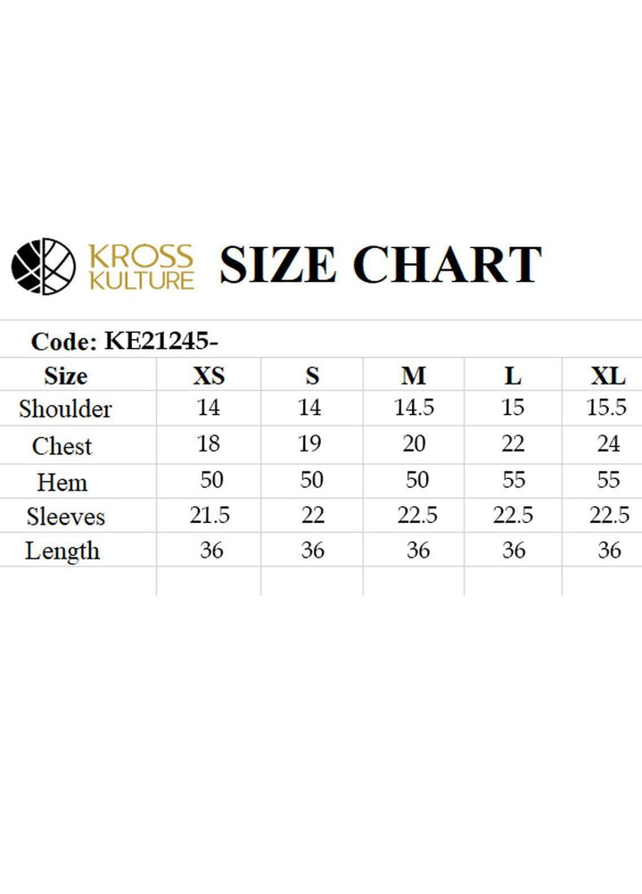 Kross Kulture Formal Pret Embroidered Jacquard Shirt KE-21245