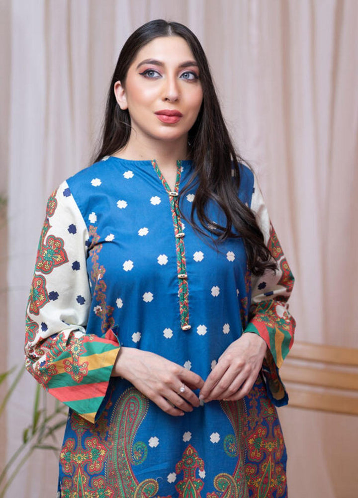 Kross Kulture Formal Pret Printed Cambric Shirt KPR-21384