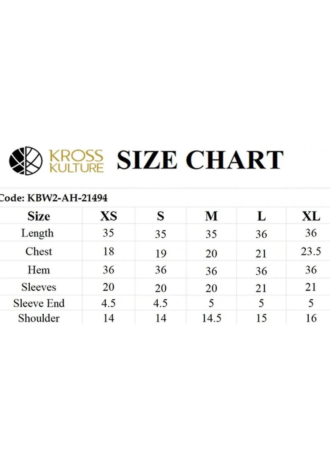 Kross Kulture Pret  Viscose Shirt KE-21494