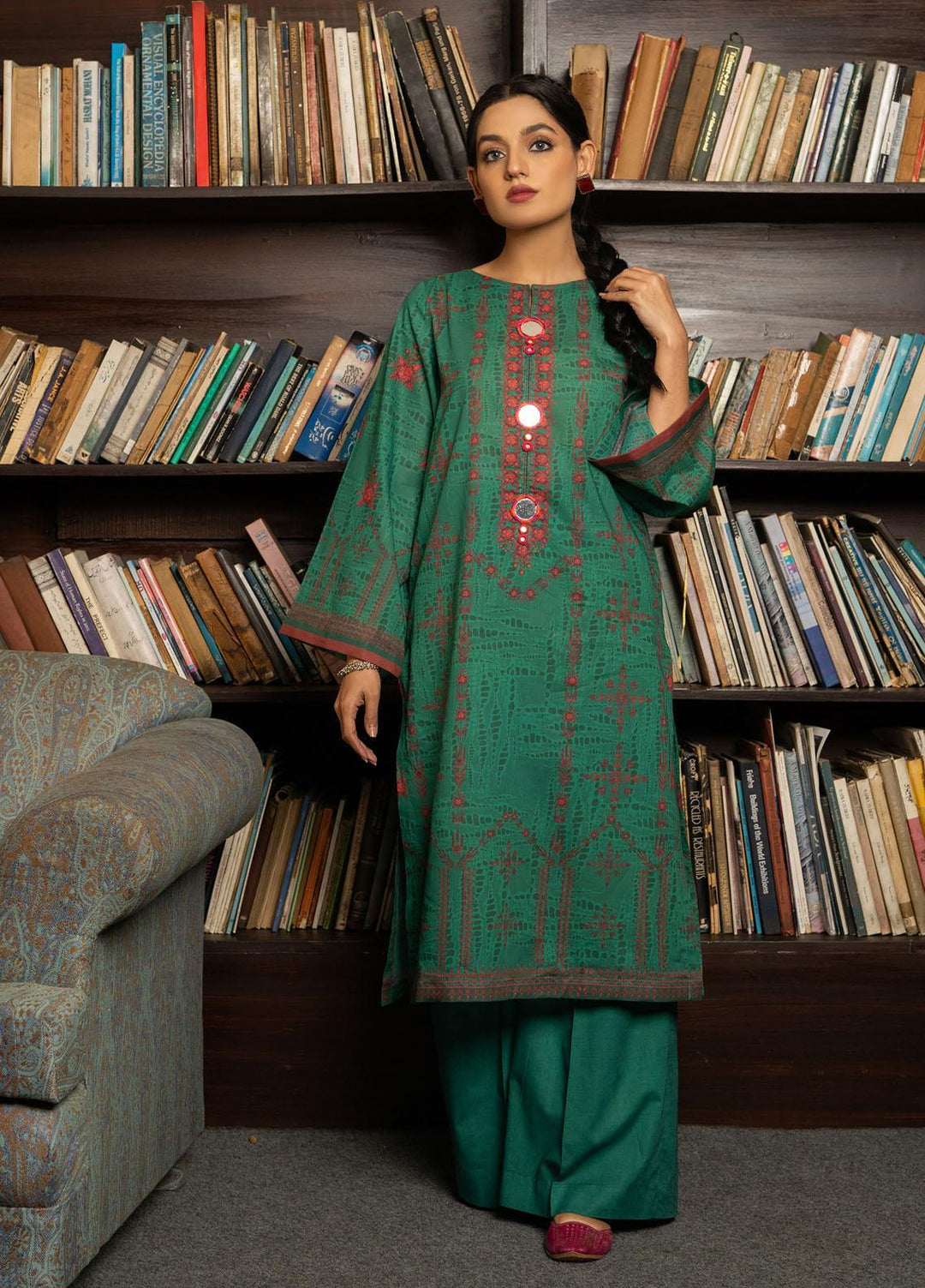 Kross Kulture Printed Lawn  Unstitched Shirt KK22RKU SU1-04 - Summer Collection