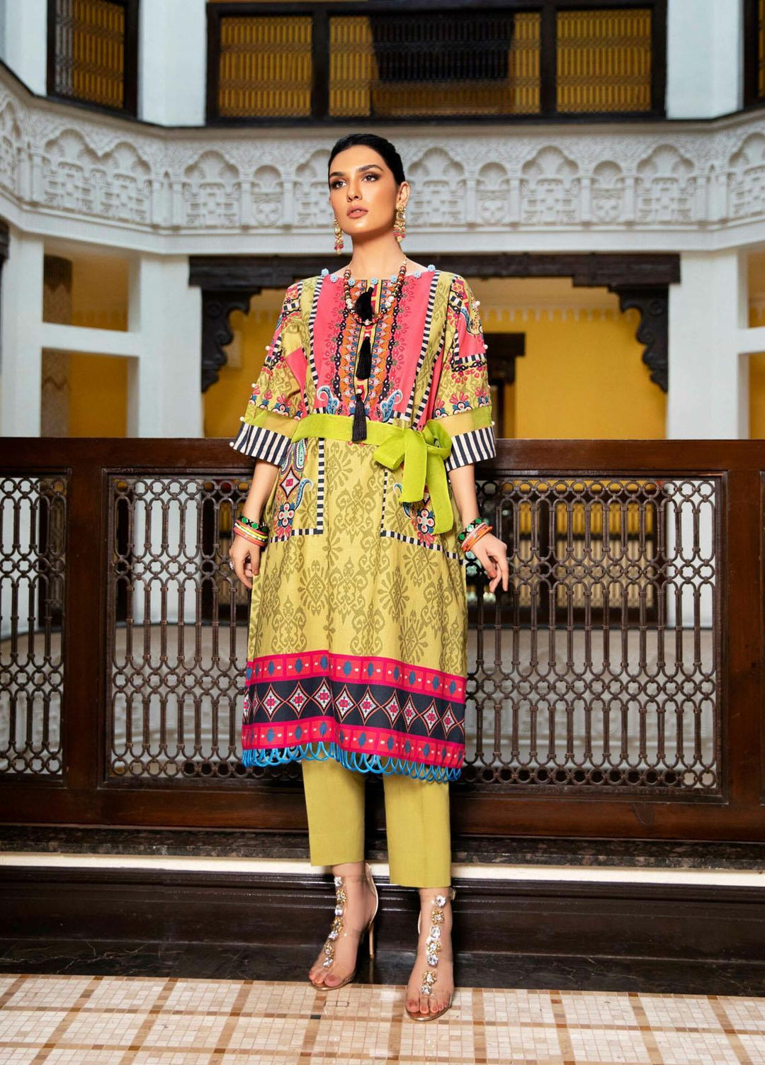 Kross Kulture Printed Cambric Unstitched Shirt KK21UP PW-05 - Winter Collection