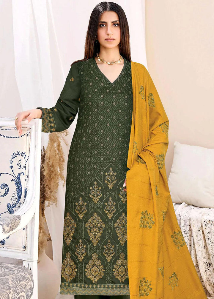 Kuch Khas By Insiya Clothing Embroidered Dhanak Suits Unstitched 3 Piece INS23KK D-08 - Winter Collection