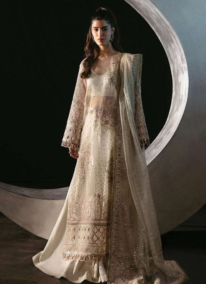 La Fuchsia By Afrozeh Embroidered Organza Suit Unstitched 3 Piece AF24L Zeya - Festive Collection