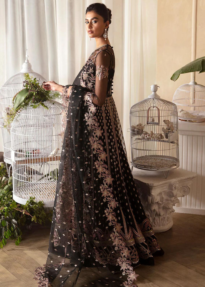 La Fuchsia By Afrozeh Embroidered Net Suits Unstitched 3 Piece AF24LF D-09 Kaya - Wedding Collection