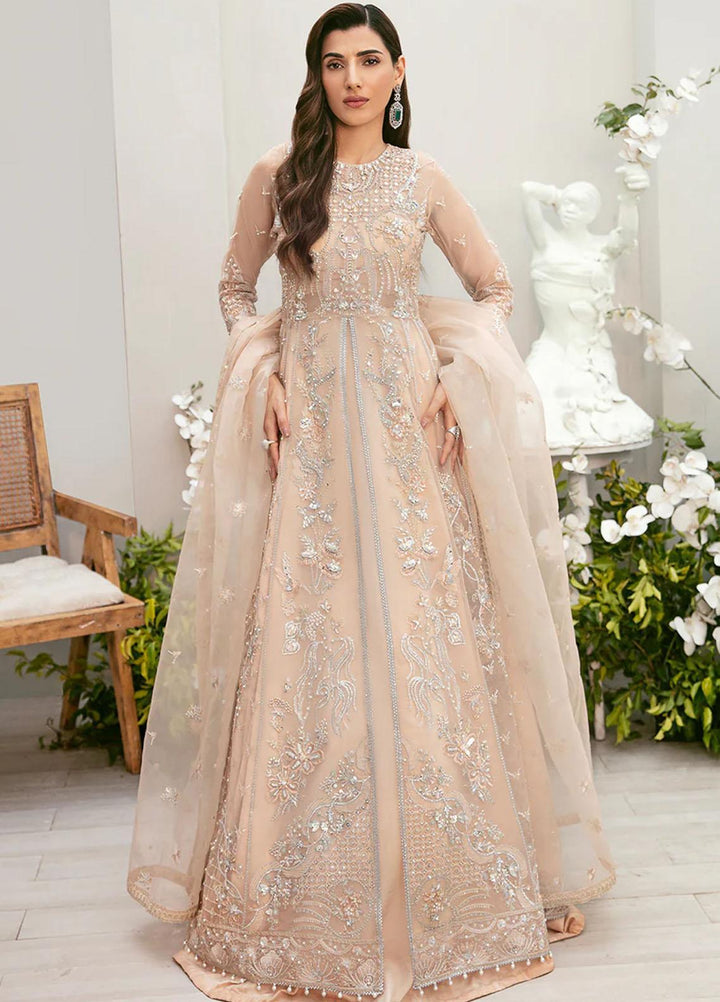 La more By Sardinia Embroidered Organza Suits Unstitched 3 Piece SRD23LM SR-106 Tulip Tales - Wedding Collection