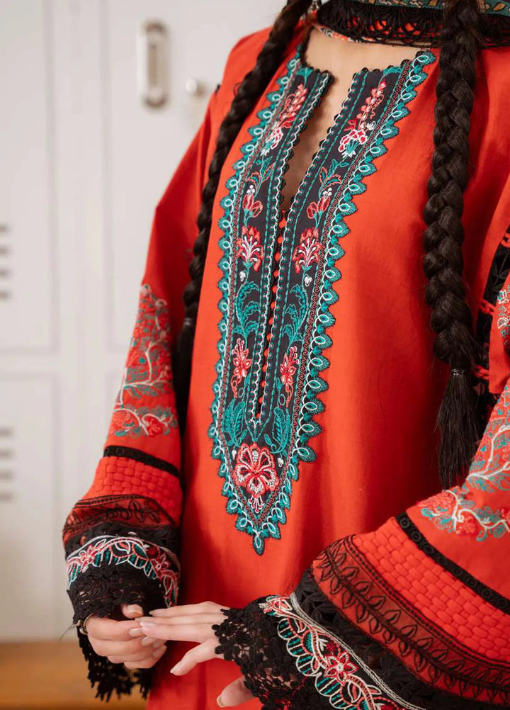 Laanem by Saira Rizwan Embroidered Lawn Suits Unstitched 3 Piece Nazli-B - Summer Collection