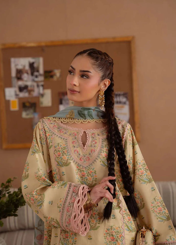 Laanem by Saira Rizwan Embroidered Lawn Suits Unstitched 3 Piece Nerida-A - Summer Collection