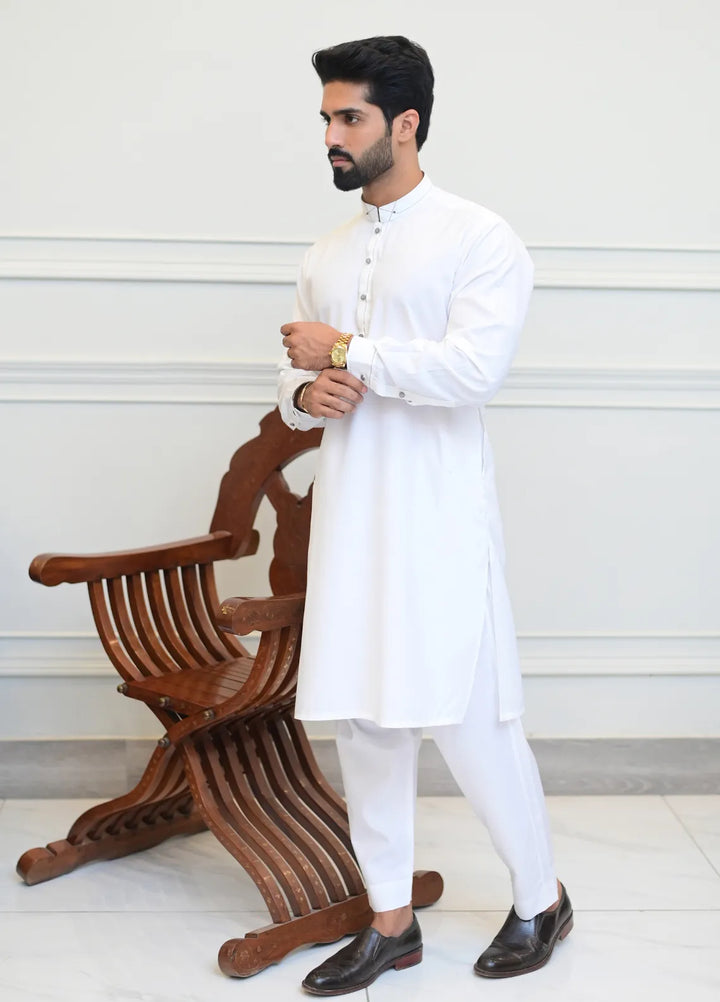 Label M Blended Plain Men 2 Piece Suit - TS6