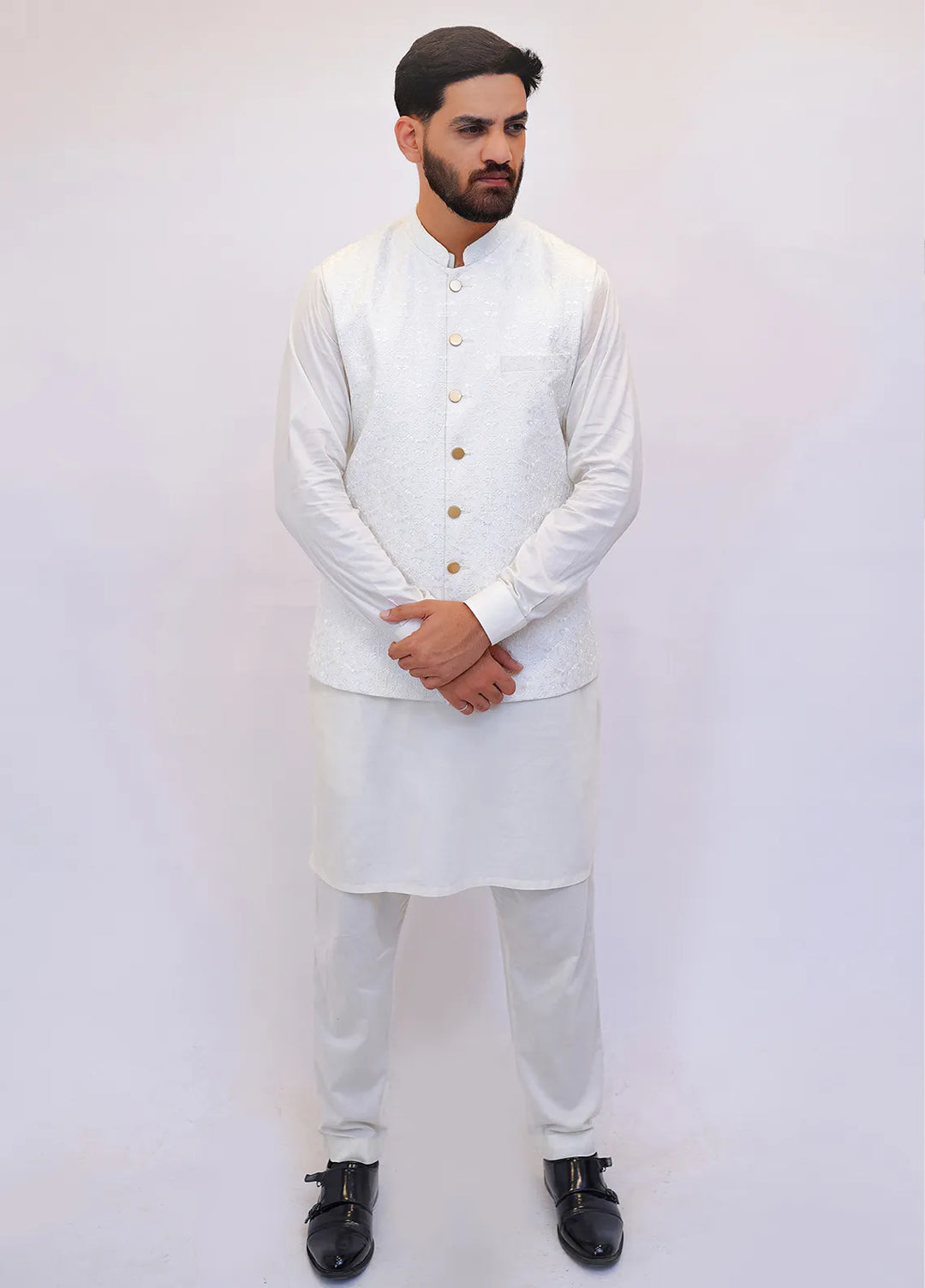 Label M Embroidered Men Waistcoat - WC17
