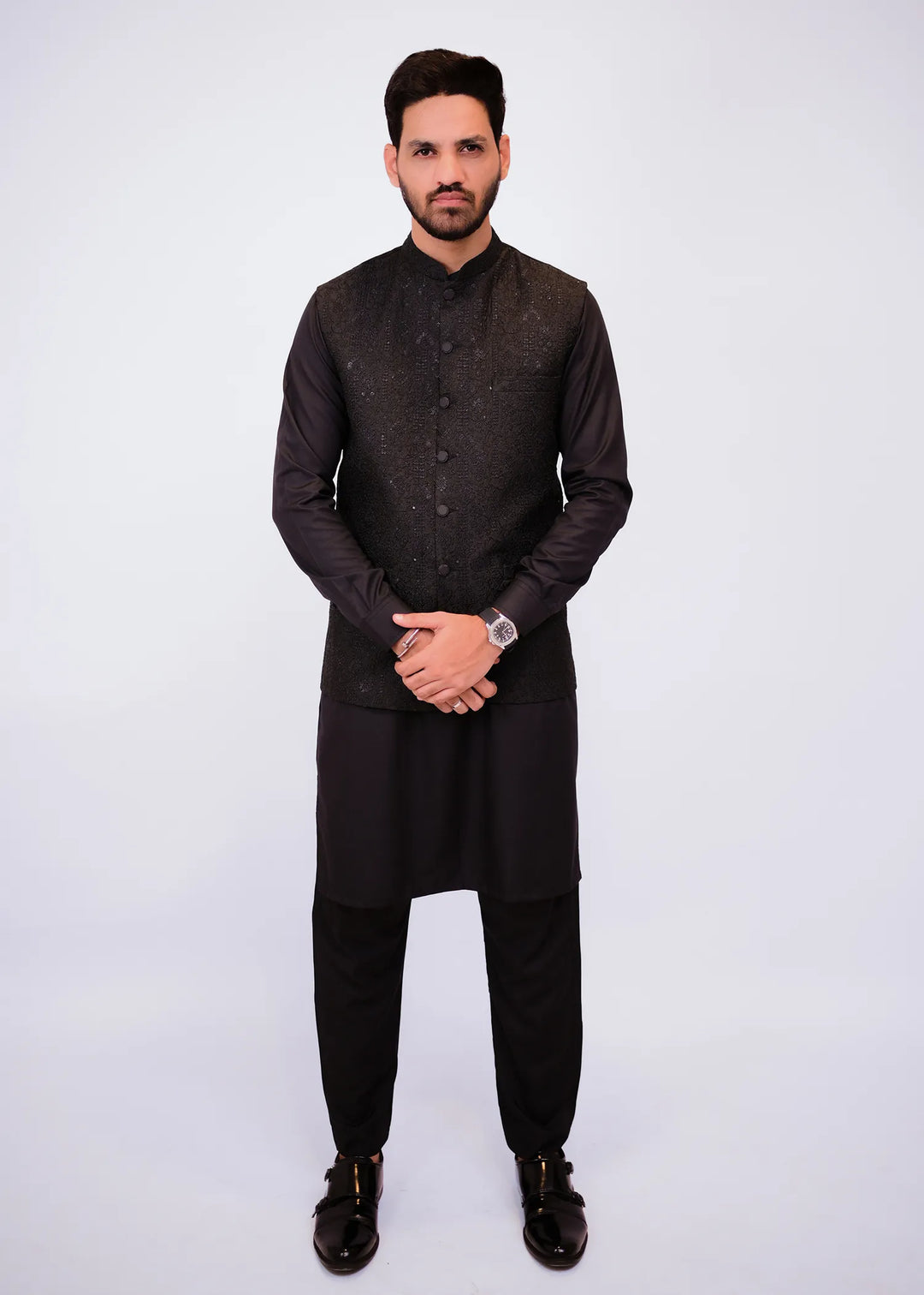 Label M Embroidered Men Waistcoat - WC19