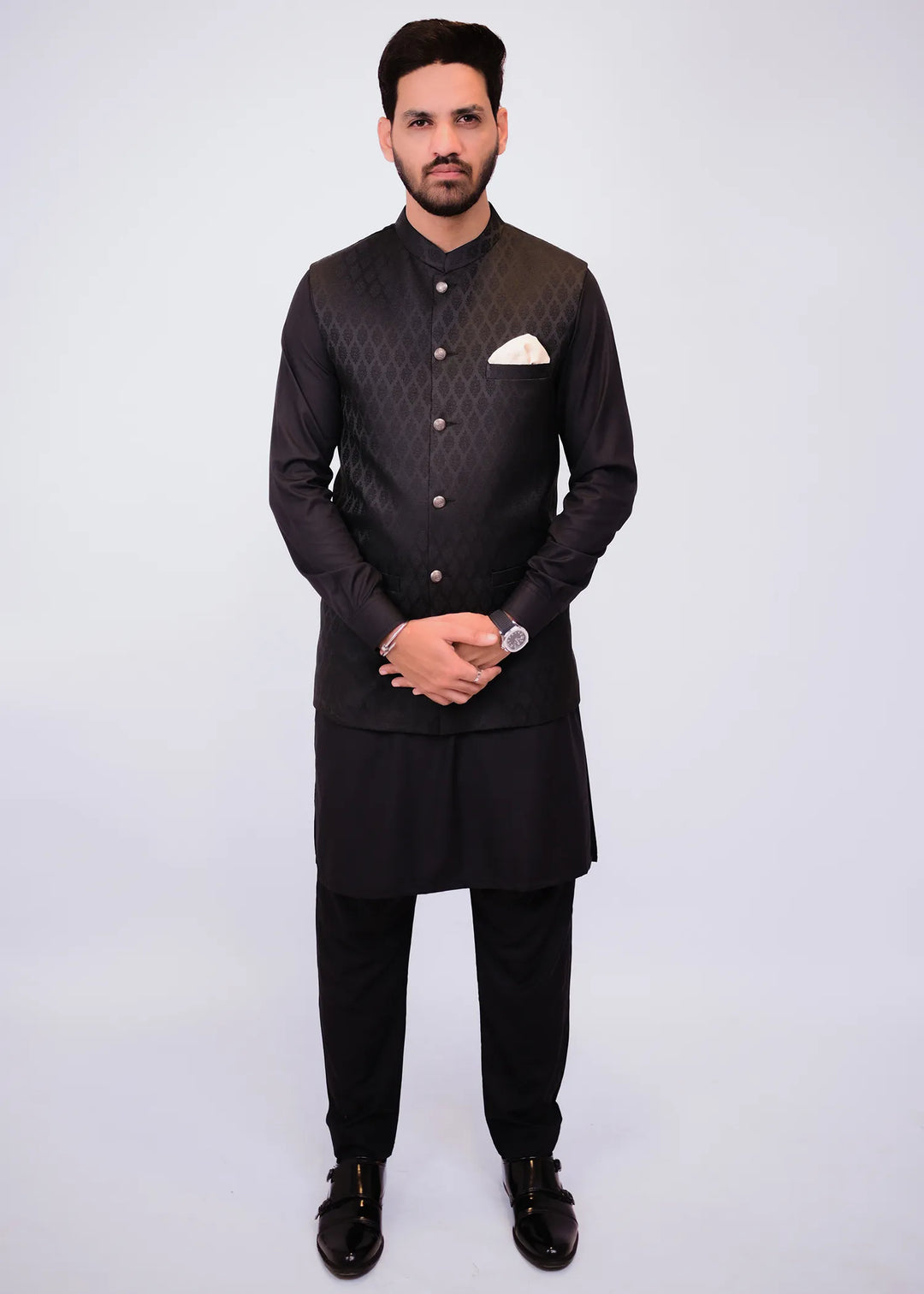 Label M Jamawar Fancy Men Waistcoat - WC5