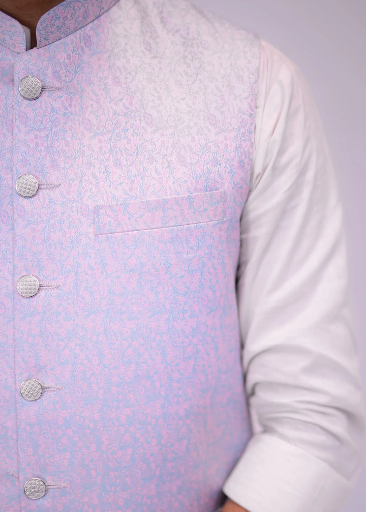 Label M Jamawar Fancy Men Waistcoat - WC9