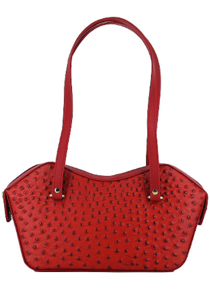 Lafanzo Leather Hand Bag zk01 Crimson Red