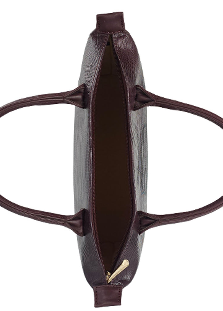 Lafanzo Leather Hand Bag zk03 Forest Maroon