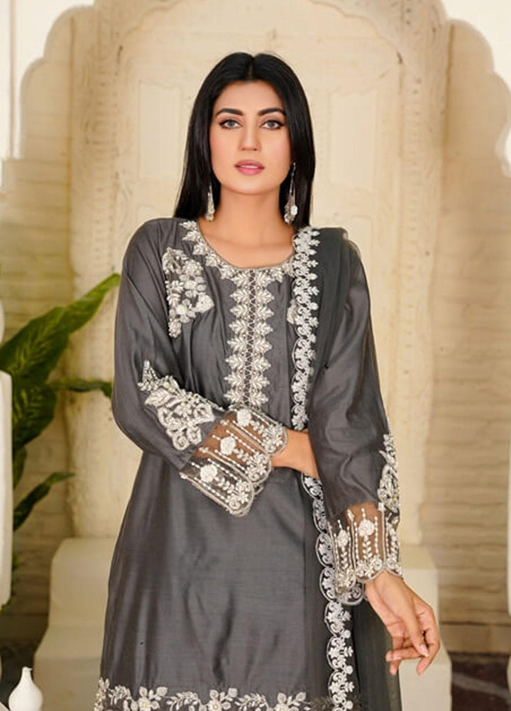 Ayat Pret Embroidered Cotton Silk 3 Piece Suit Neeras
