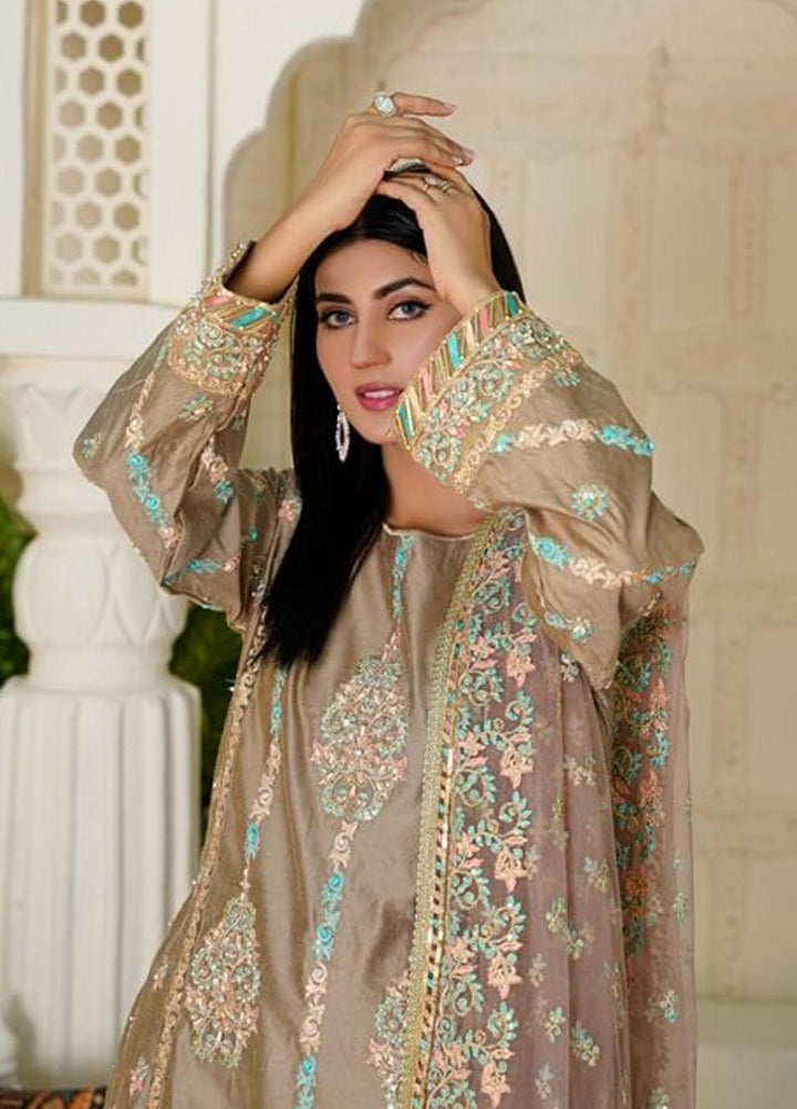 Ayat Pret Embroidered Cotton Silk 3 Piece Suit Soona