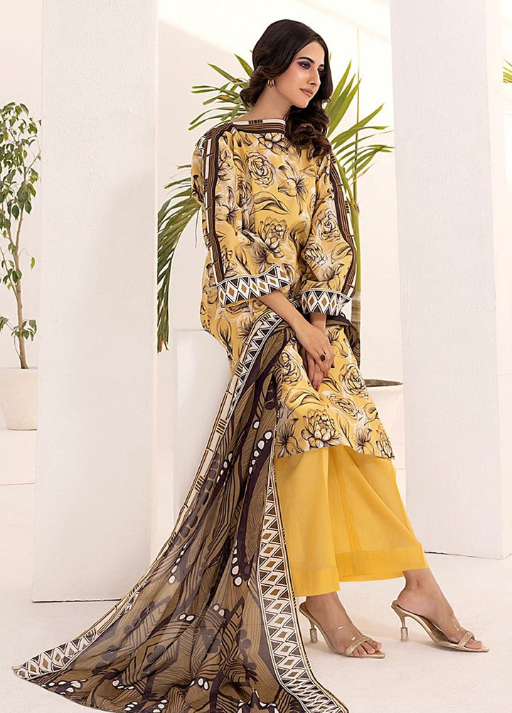 Laira by Salitex Printed Lawn Suits Unstitched 3 Piece SSW6U3P247UT - Summer Collection