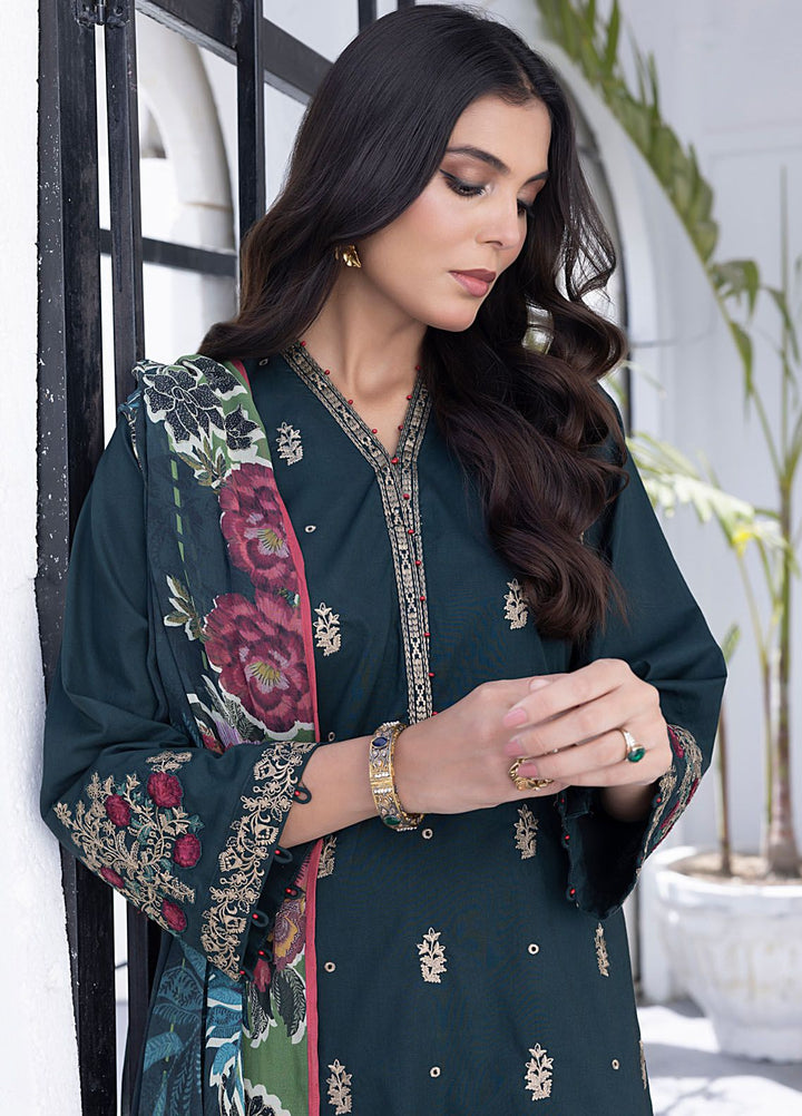 Lakhany Embroidered Lawn Suit Unstitched 3 Piece LSM24S2 LG-RM-0067 - Summer Collection