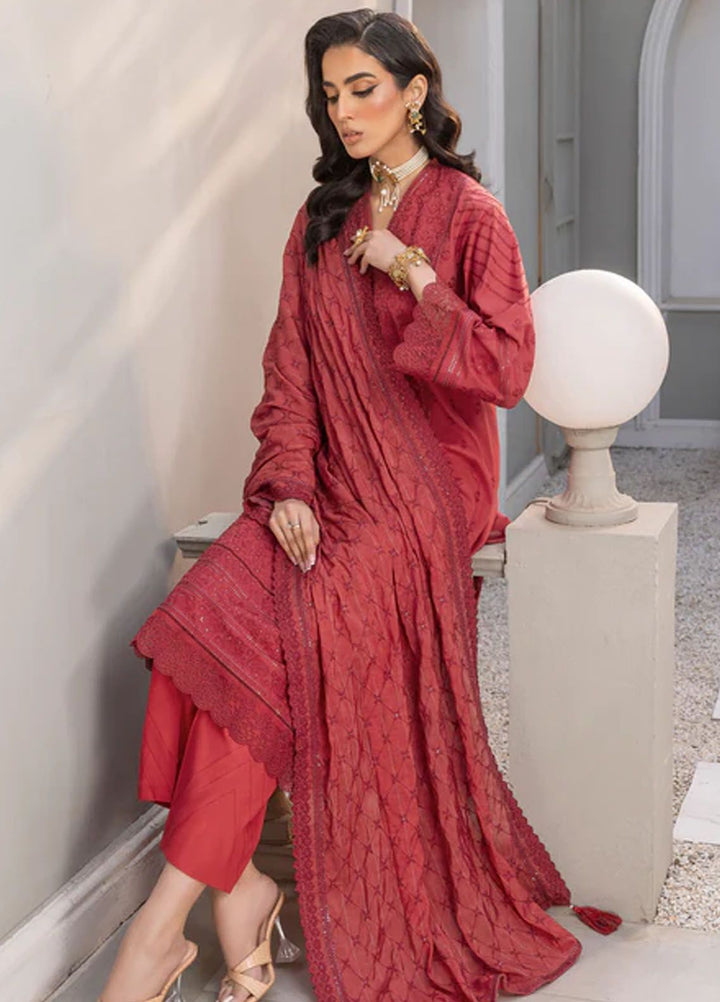 Lakhany Embroidered Lawn Suits Unstitched 3 Piece LSM24E LG-SR-0168 - Eid Collection