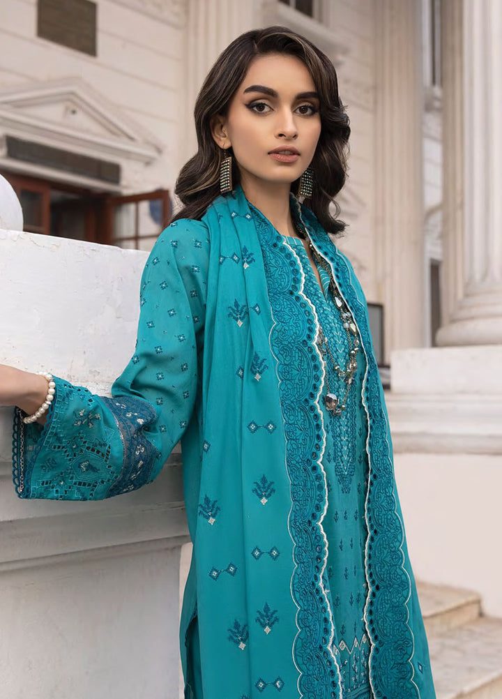 Lakhany Embroidered Lawn Suits Unstitched 3 Piece LSM24S LG-AA-0017 - Spring Summer Collection