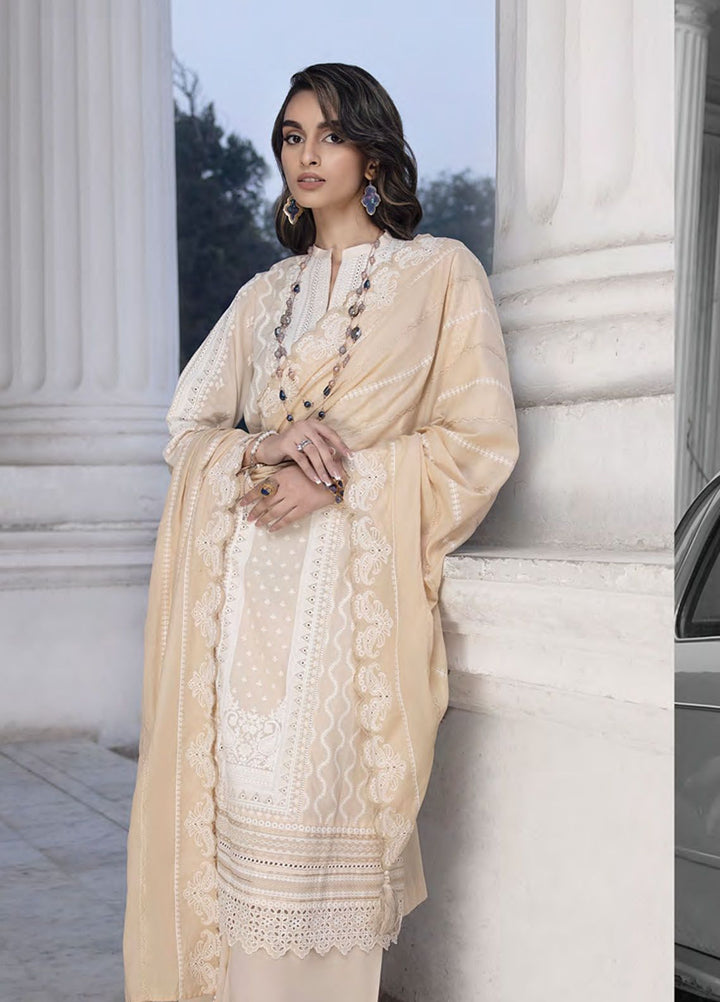 Lakhany Embroidered Lawn Suits Unstitched 3 Piece LSM24S LG-SR-0122 - Spring Summer Collection